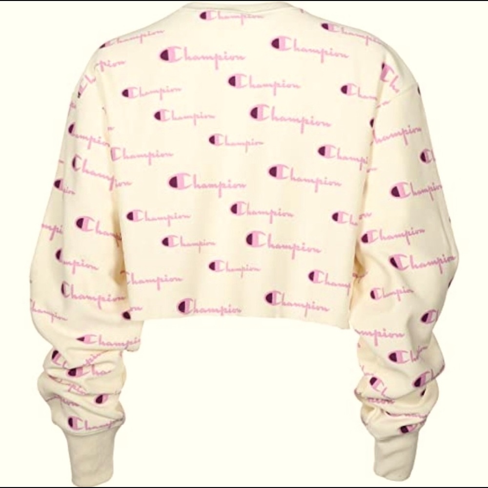 Champion Reverse Weave Cropped Sweatshirt - Picture 2 of 7